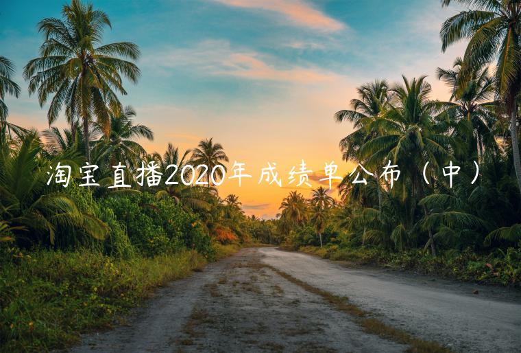 淘寶直播2023年成績(jī)單公布（中）